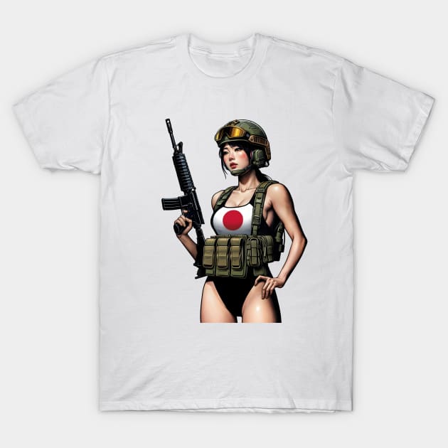 Pinup Girl T-Shirt by Rawlifegraphic